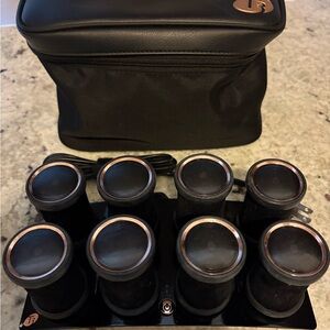 T3 Volumizing Hot Roller LUXE Premium Hair Curlers ALL 1.5” Rollers Like New